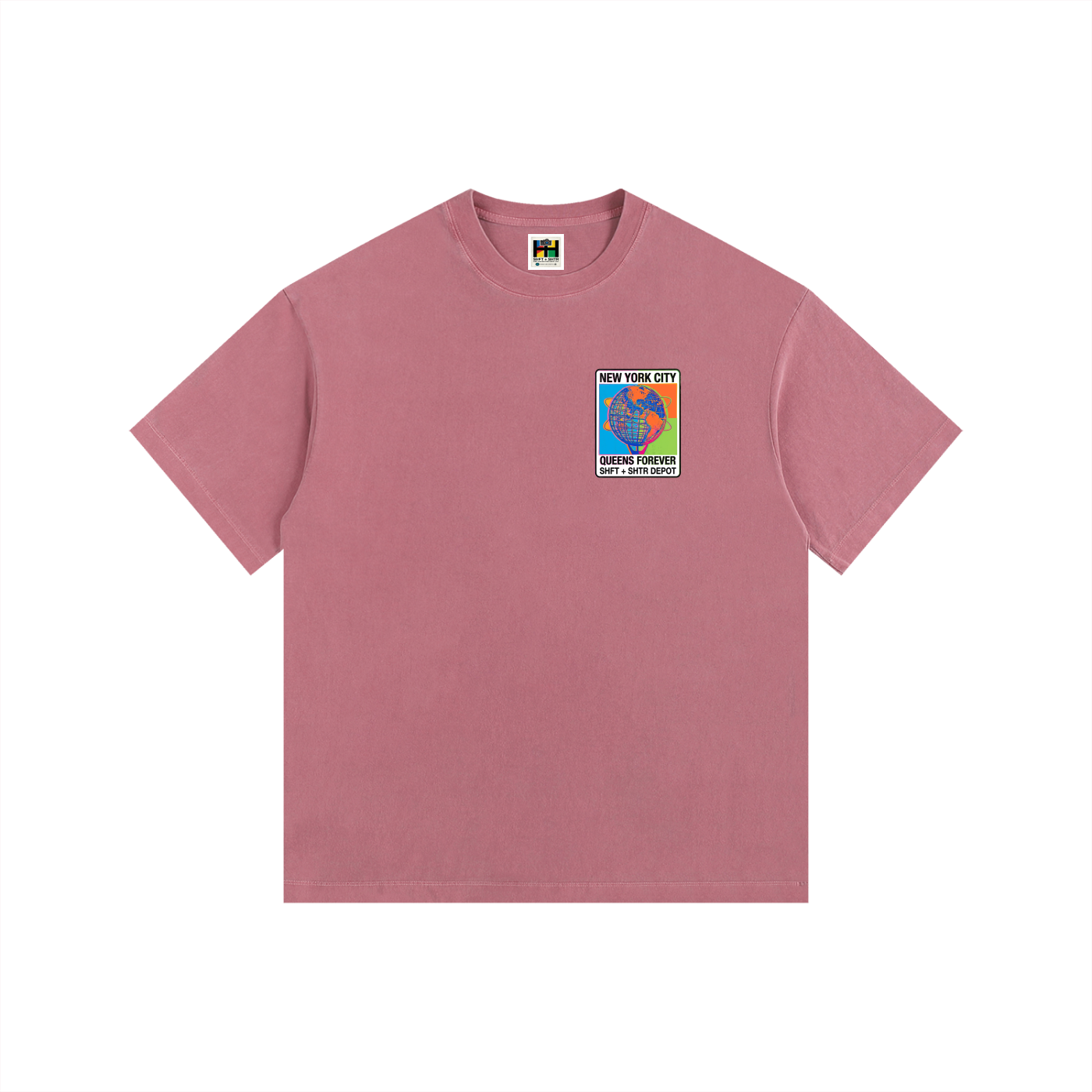Technicolor Vintage Washed Oversized Cotton T-Shirt
