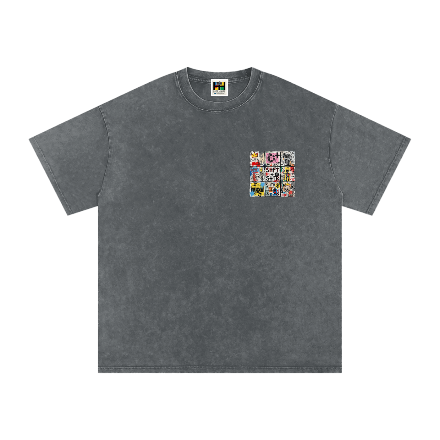 911 Snow Washed Oversized T-Shirt