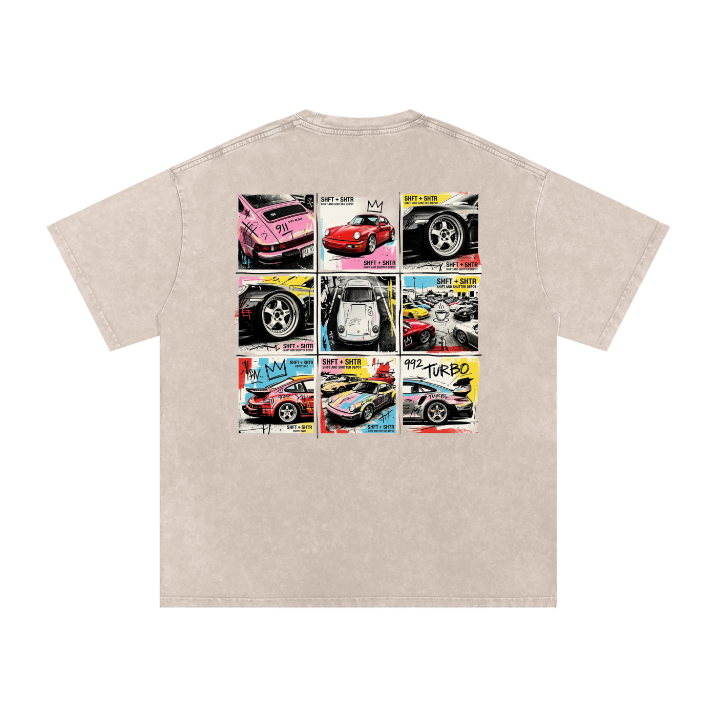 911 Snow Washed Oversized T-Shirt