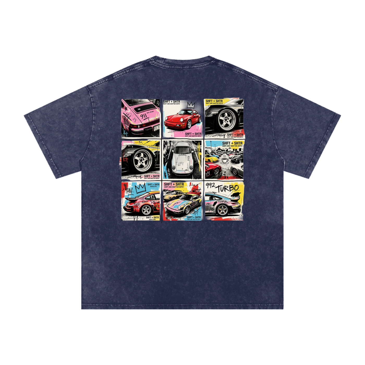 911 Snow Washed Oversized T-Shirt