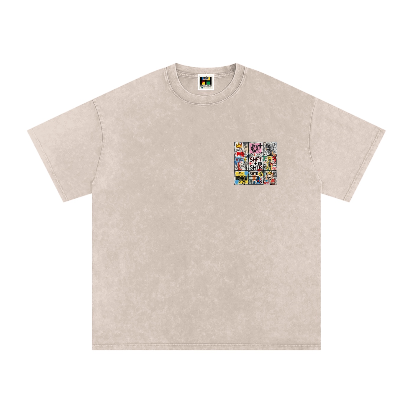 911 Snow Washed Oversized T-Shirt