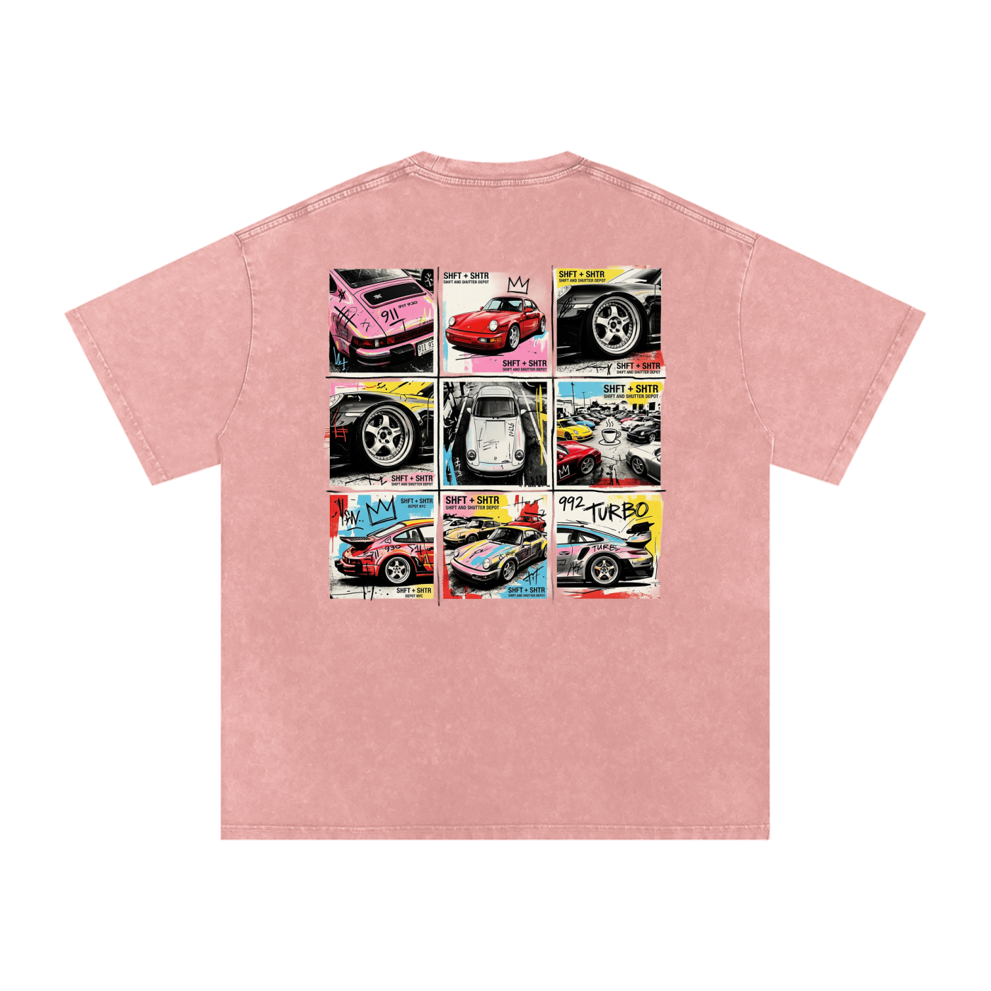 911 Snow Washed Oversized T-Shirt