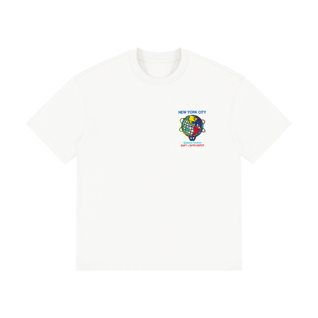 Souvenir Drop Shoulder Cotton T-Shirt