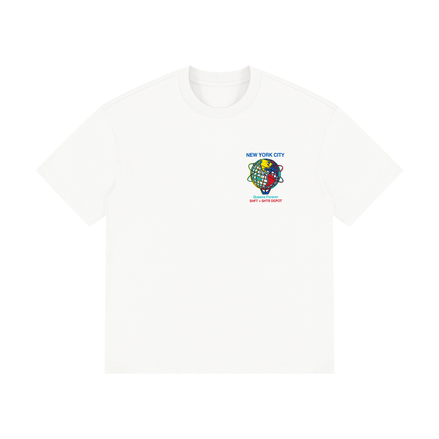 Souvenir Drop Shoulder Cotton T-Shirt