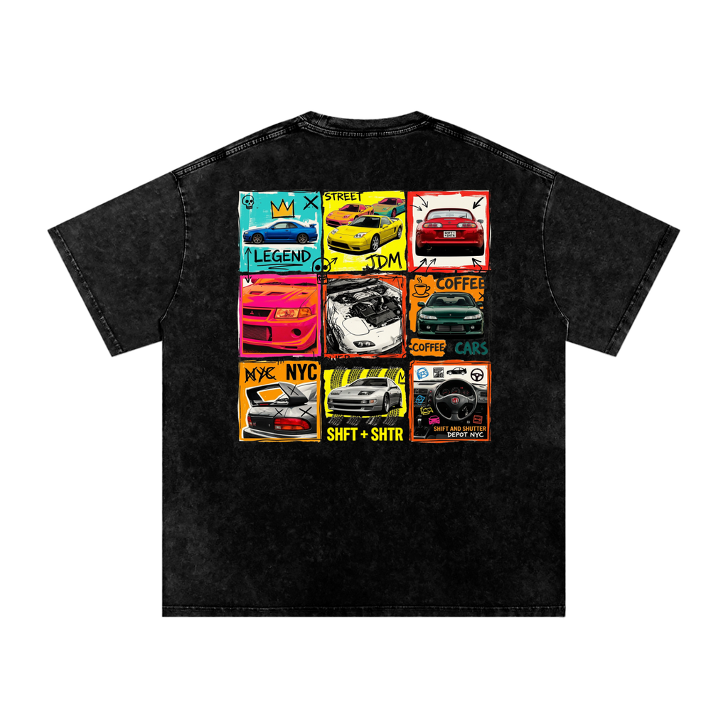 Nippon Depot Snow Washed Oversized T-Shirt