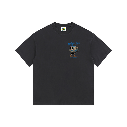 7 Express Vintage Washed Oversized Cotton T-Shirt