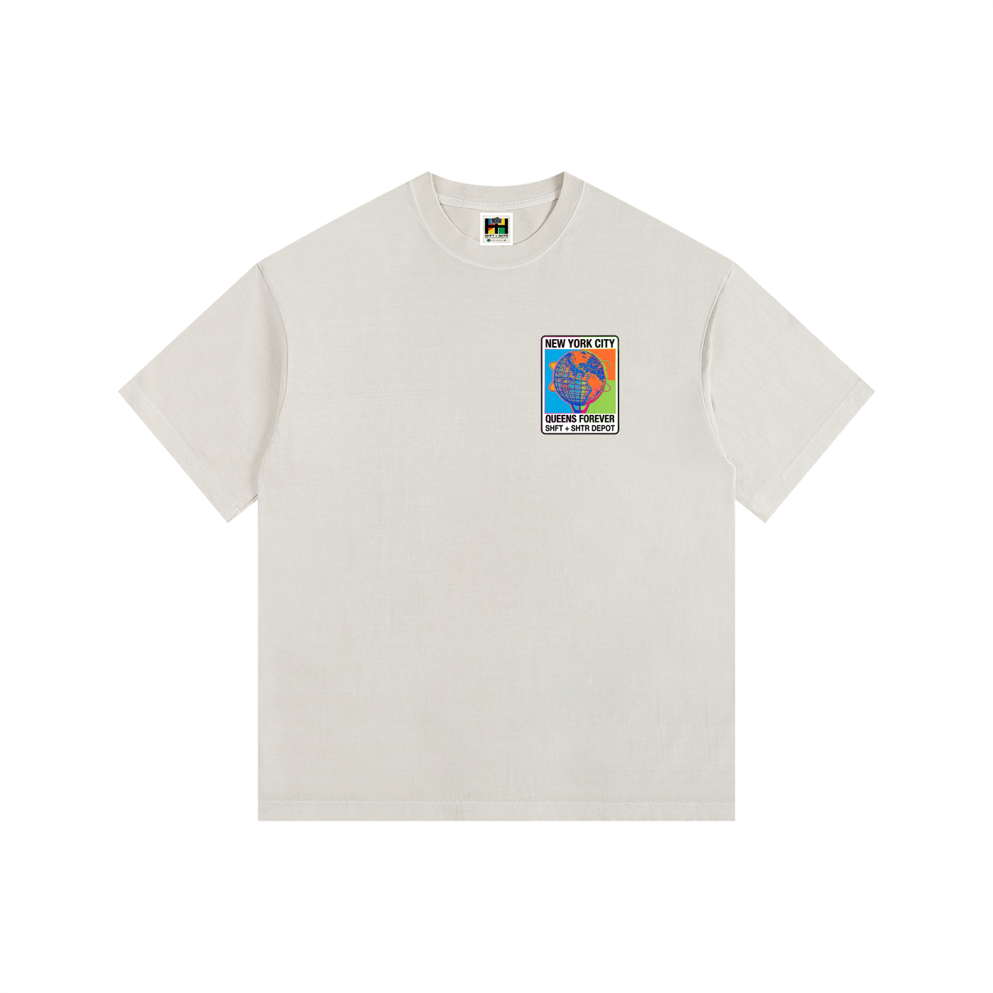 Technicolor Vintage Washed Oversized Cotton T-Shirt