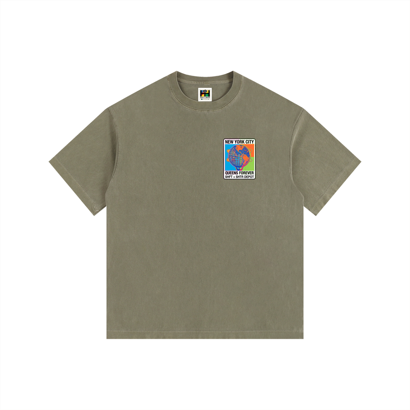 Technicolor Vintage Washed Oversized Cotton T-Shirt