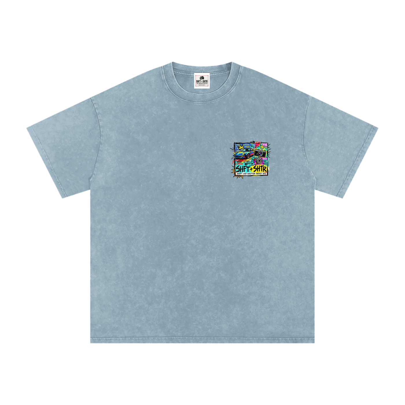 Depot Blues Snow Washed Oversized T-Shirt