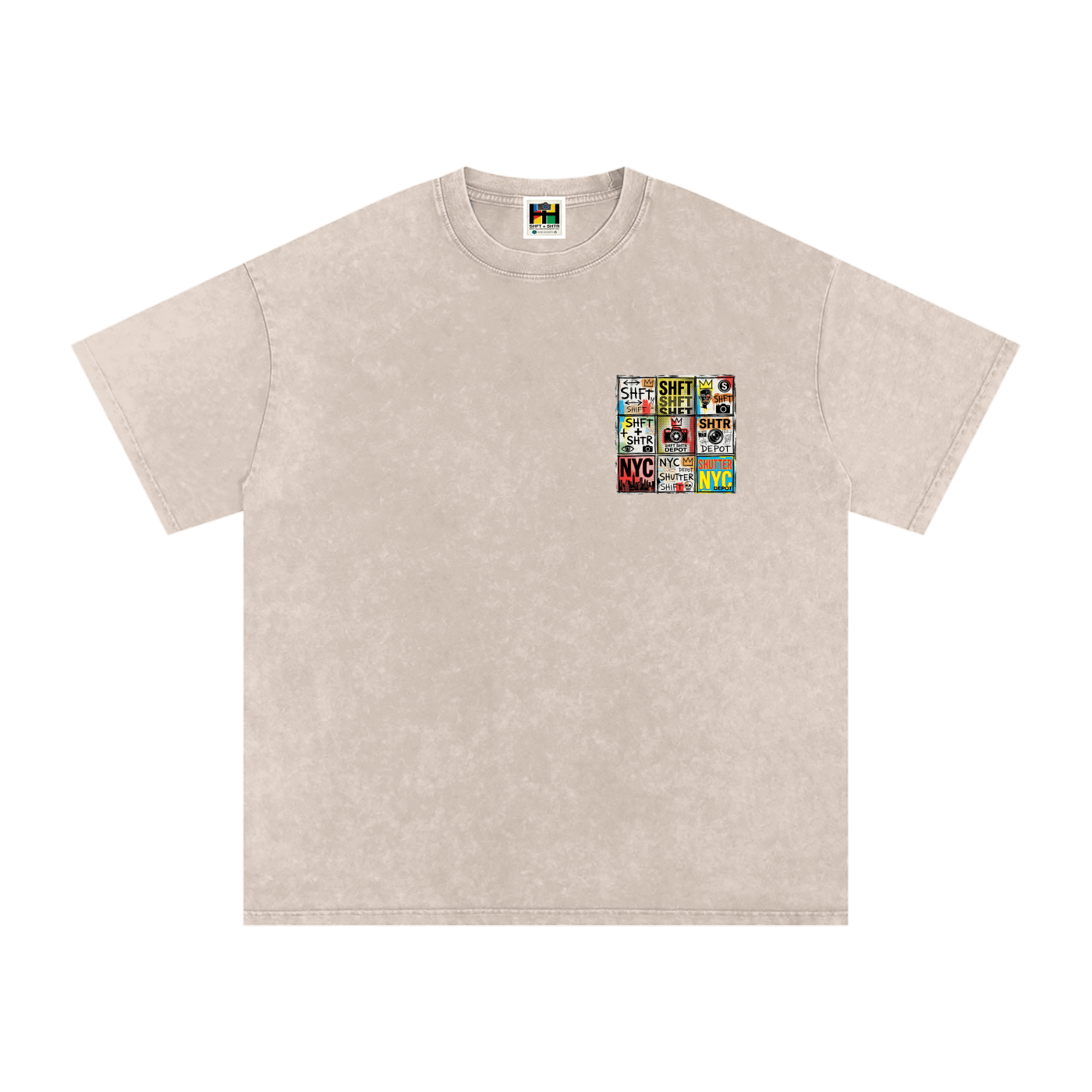 New Jack City Snow Washed Oversized  T-Shirt