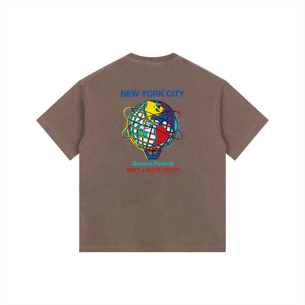 Souvenir Vintage Washed Oversized Cotton T-Shirt