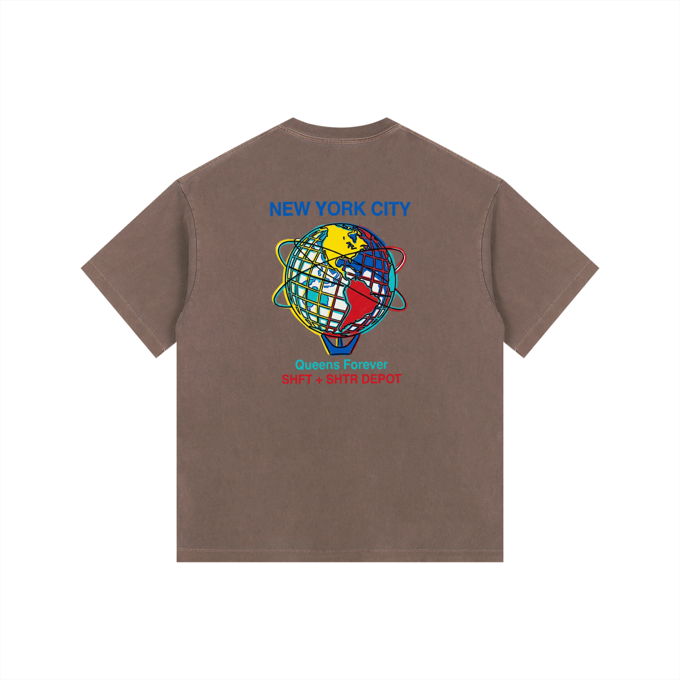 Souvenir Vintage Washed Oversized Cotton T-Shirt
