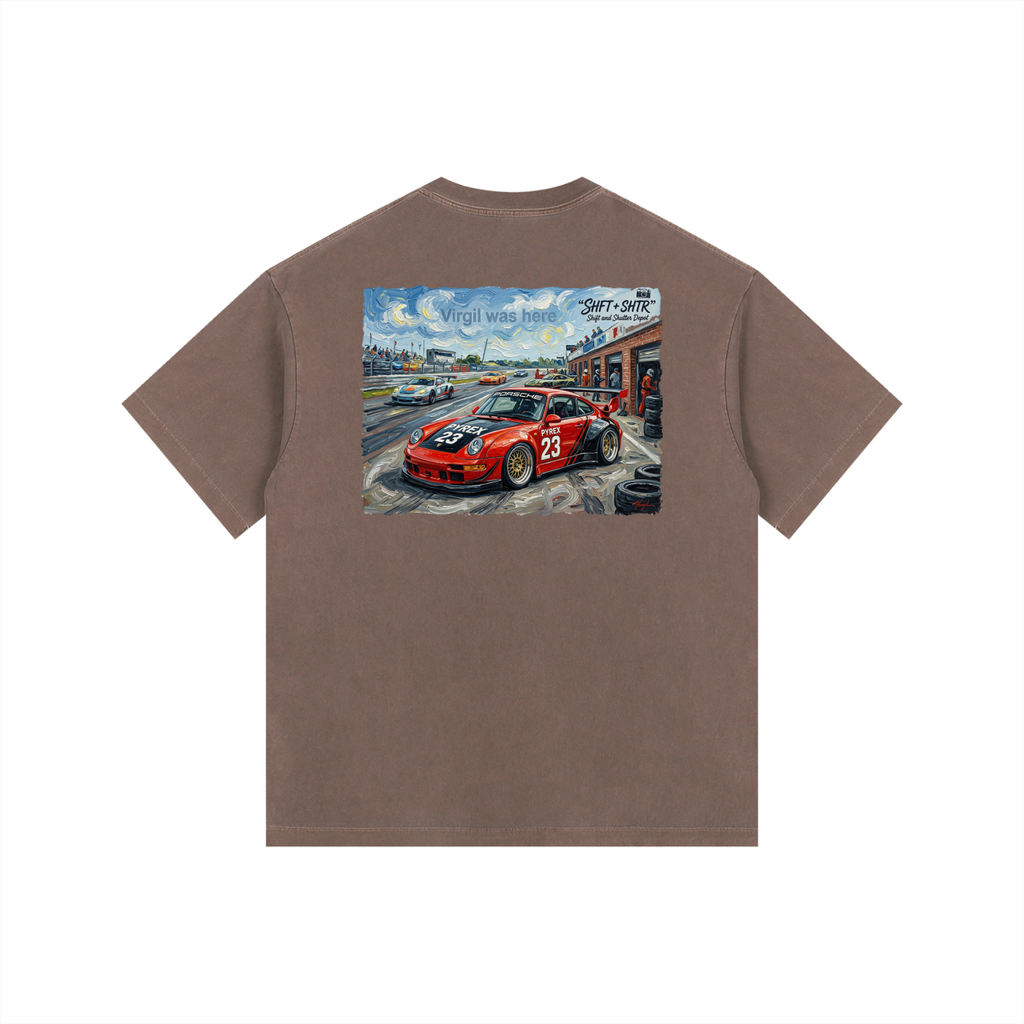 Pyrex Racing Vision Vintage Washed Oversized T-Shirt