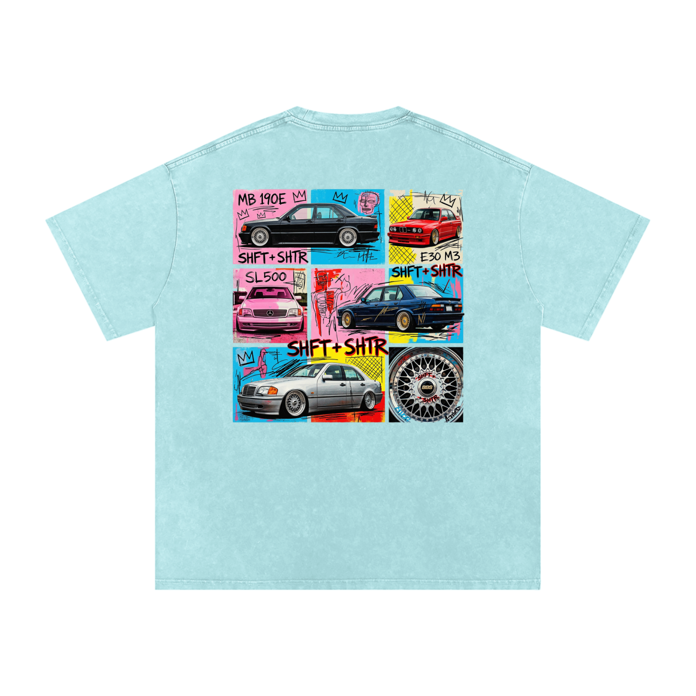 New Jack City Snow Washed Oversized  T-Shirt