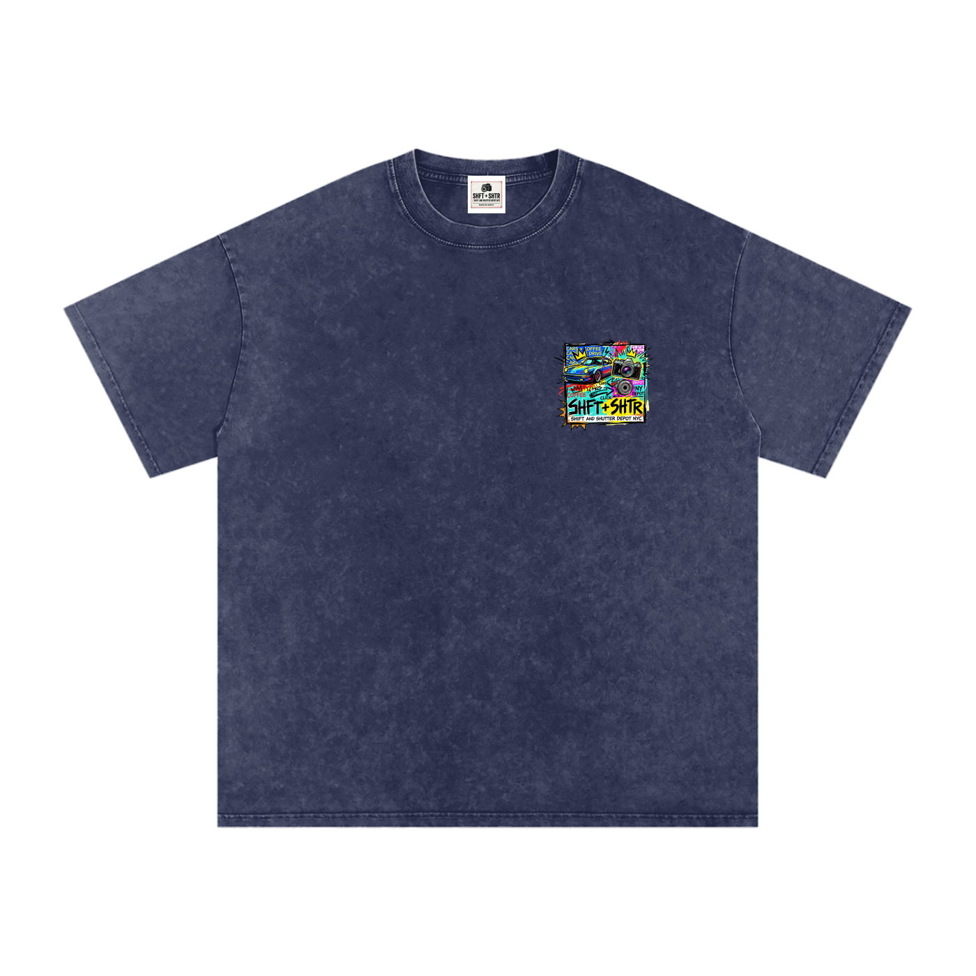 Depot Blues Snow Washed Oversized T-Shirt