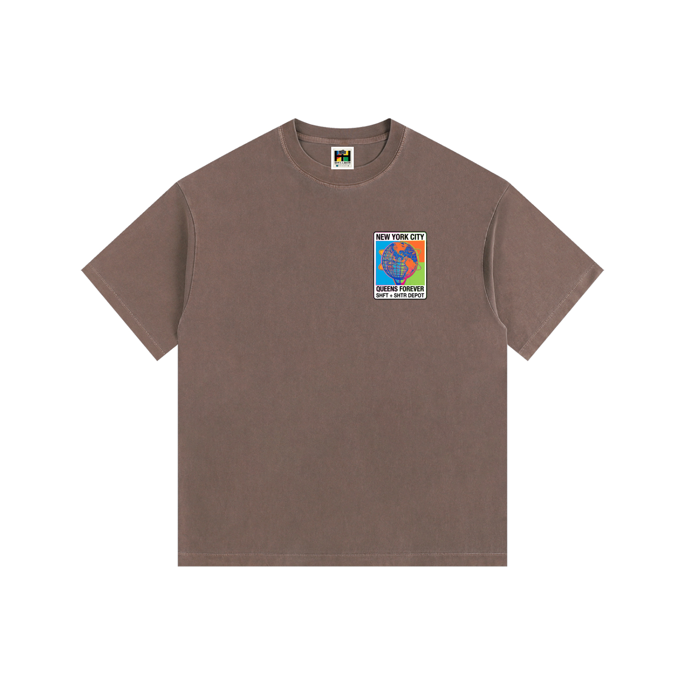 Technicolor Vintage Washed Oversized Cotton T-Shirt
