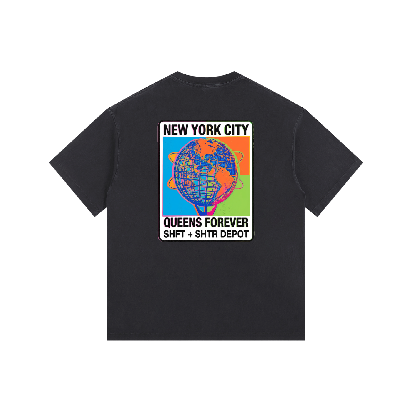 Technicolor Vintage Washed Oversized Cotton T-Shirt