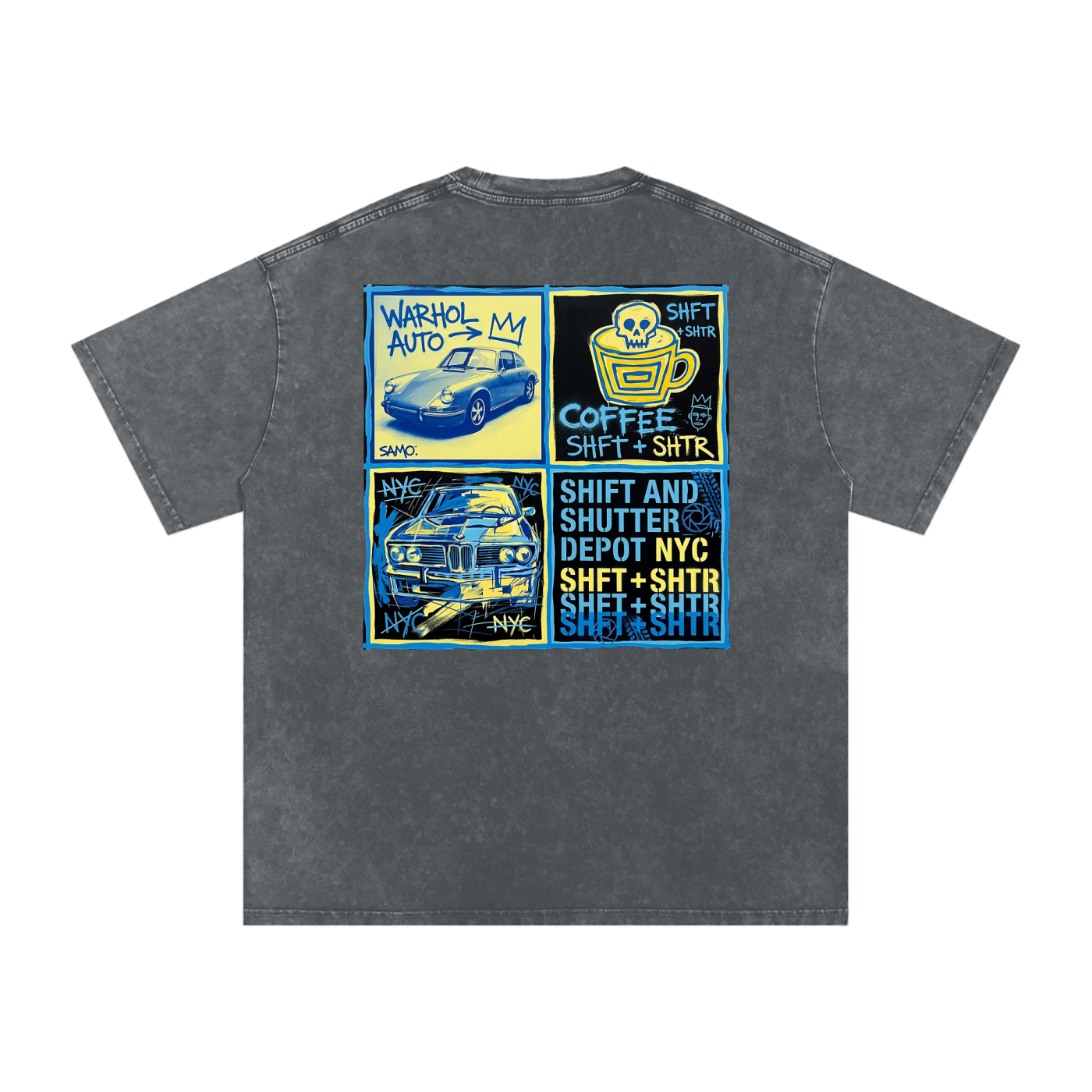 Depot Blues Snow Washed Oversized T-Shirt