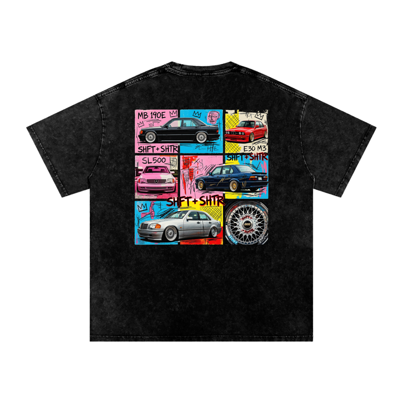 New Jack City Snow Washed Oversized  T-Shirt