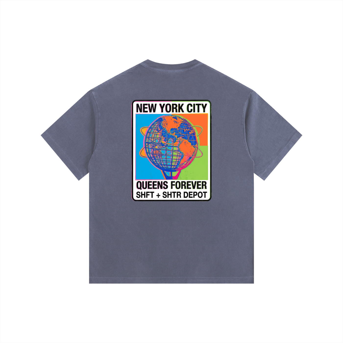 Technicolor Vintage Washed Oversized Cotton T-Shirt