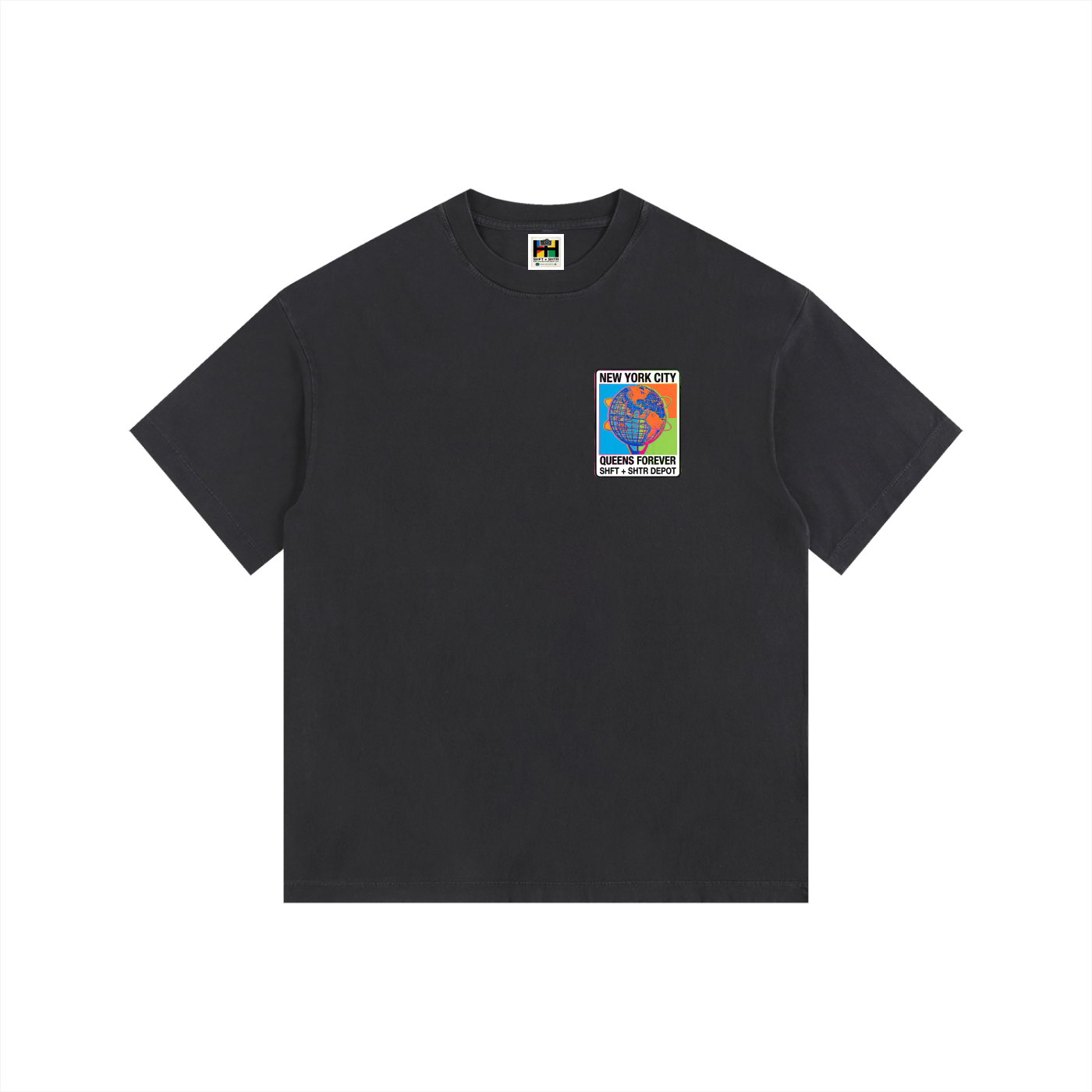 Technicolor Vintage Washed Oversized Cotton T-Shirt