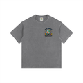 Haring's Unisphere Vintage Washed Oversized Cotton T-Shirt