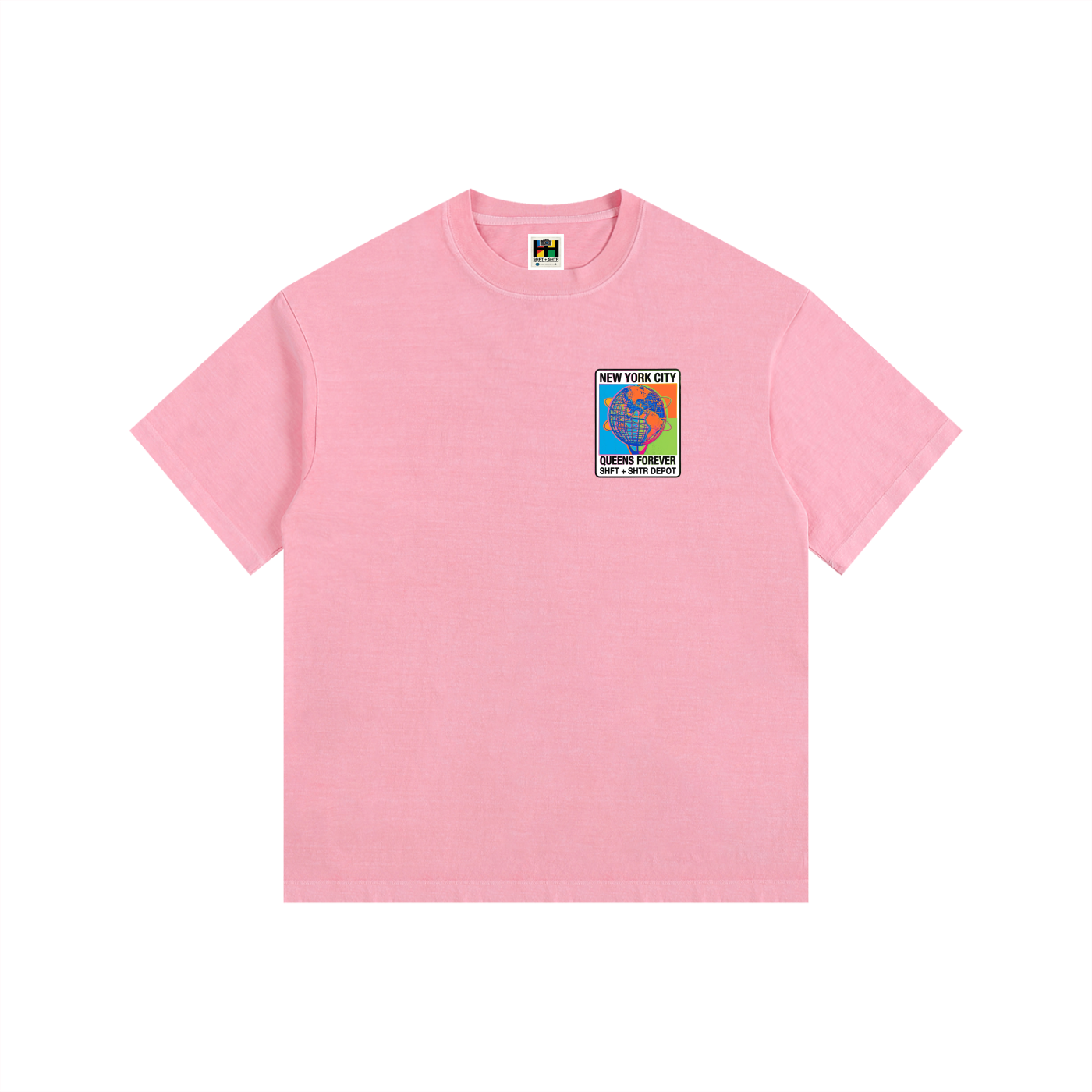 Technicolor Vintage Washed Oversized Cotton T-Shirt