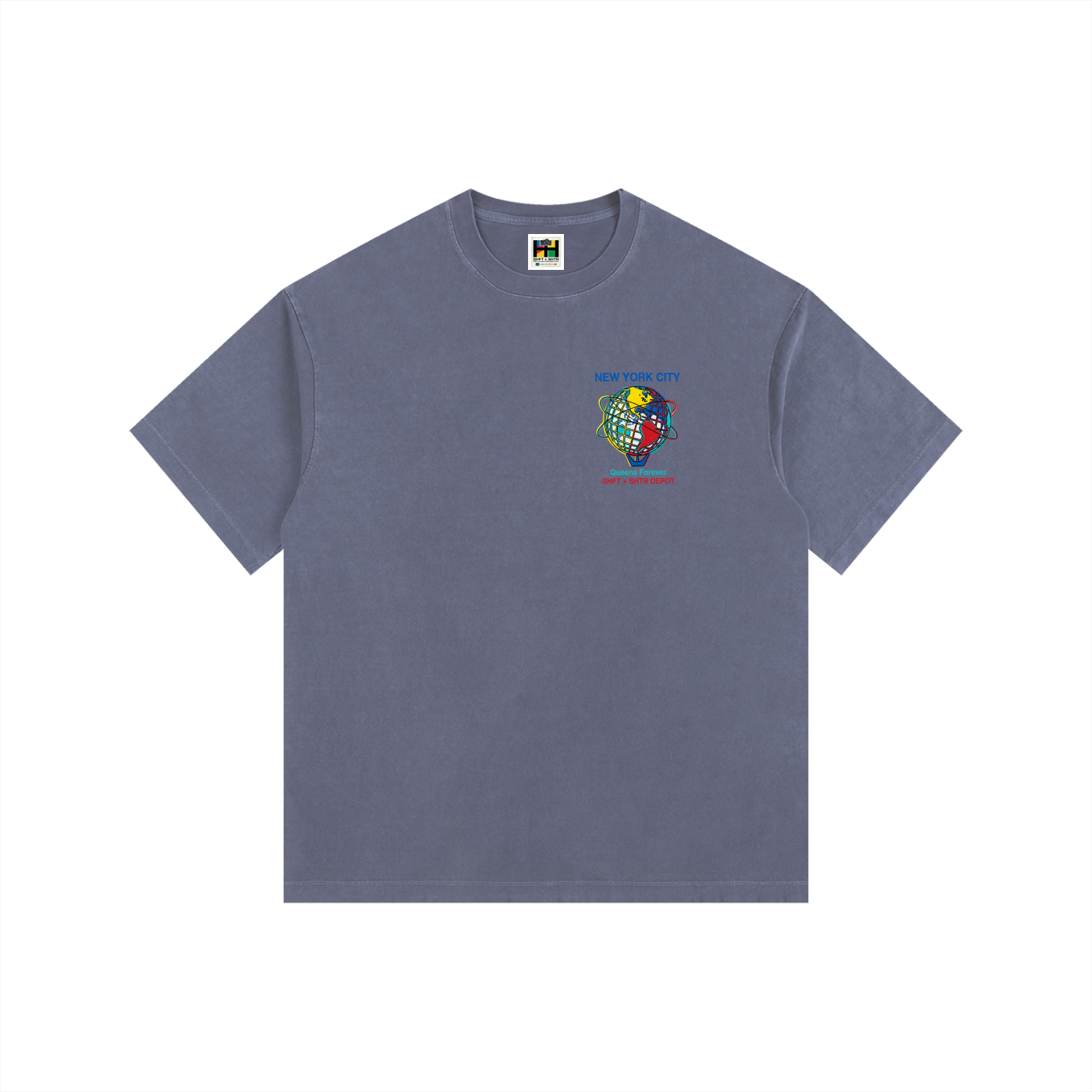 Souvenir Vintage Washed Oversized Cotton T-Shirt