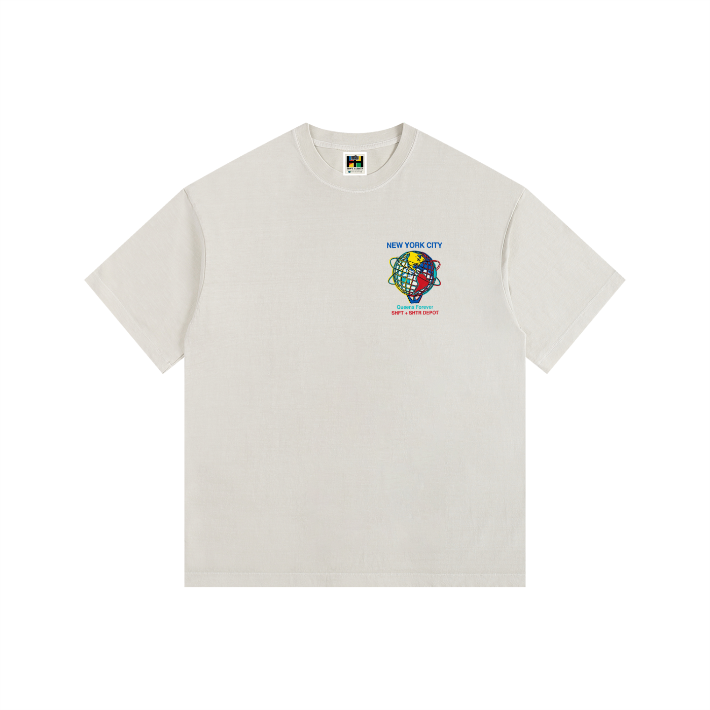 Souvenir Vintage Washed Oversized Cotton T-Shirt
