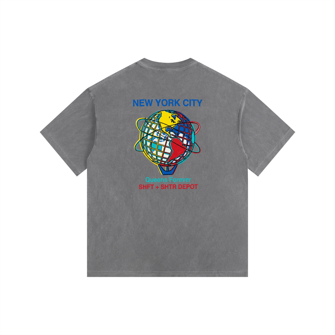 Souvenir Vintage Washed Oversized Cotton T-Shirt
