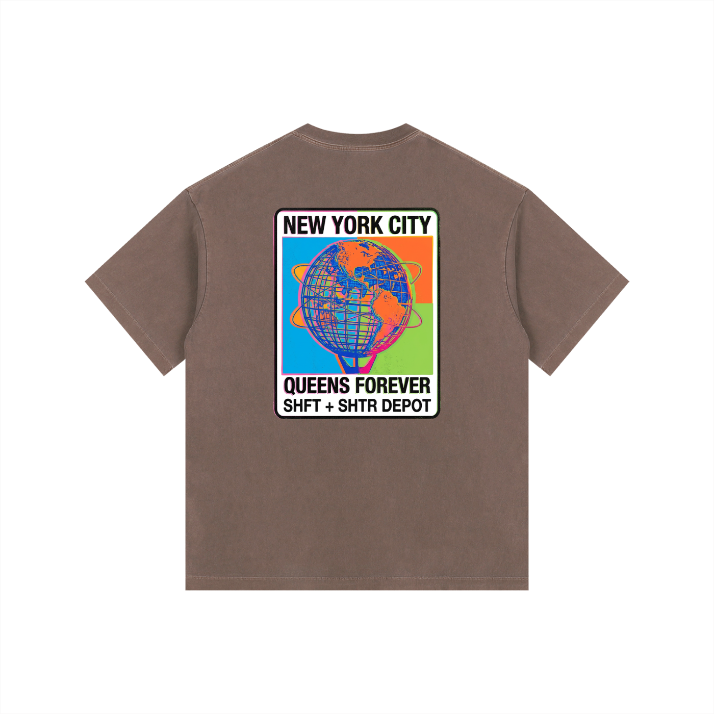 Technicolor Vintage Washed Oversized Cotton T-Shirt
