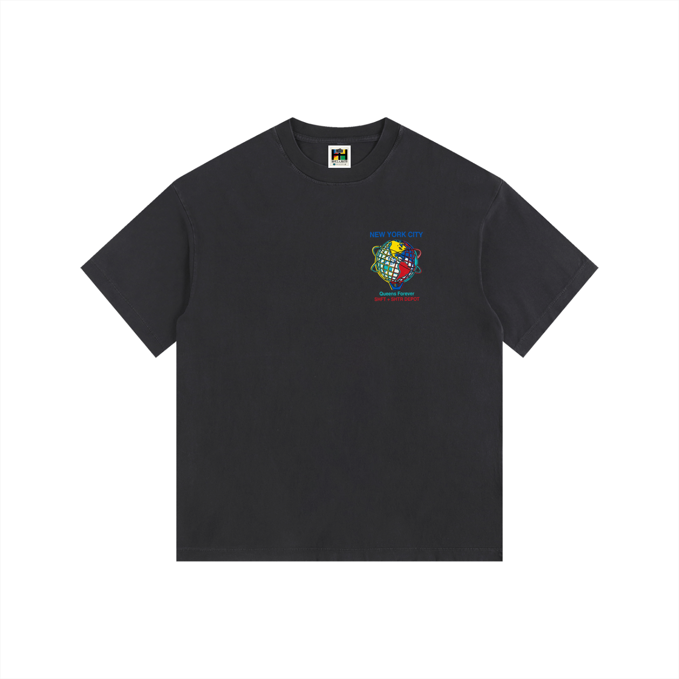 Souvenir Vintage Washed Oversized Cotton T-Shirt