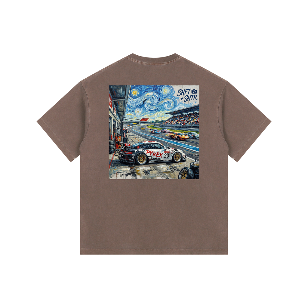 Pyrex Racing Vintage Washed Oversized 997 T-Shirt