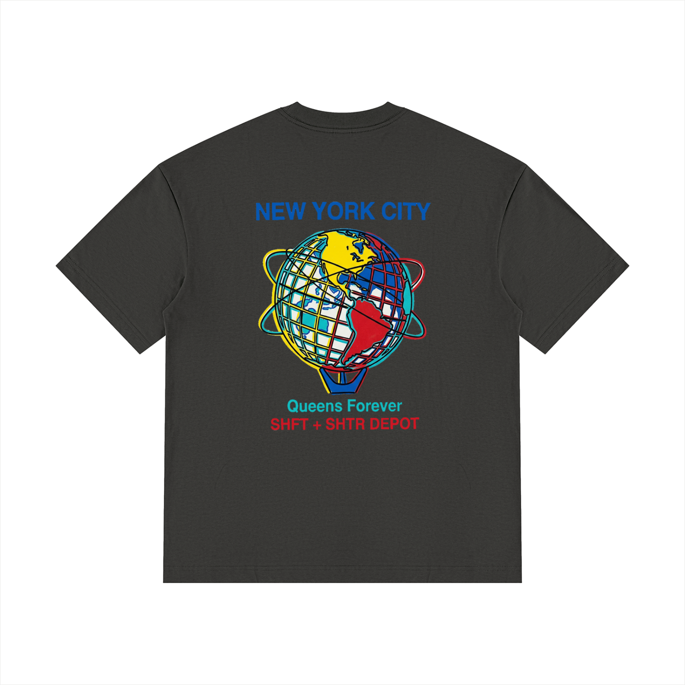 Souvenir Drop Shoulder Cotton T-Shirt