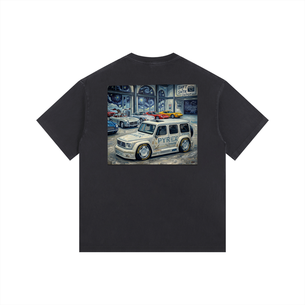 VA Geländewagen Vintage Washed Oversized T-Shirt