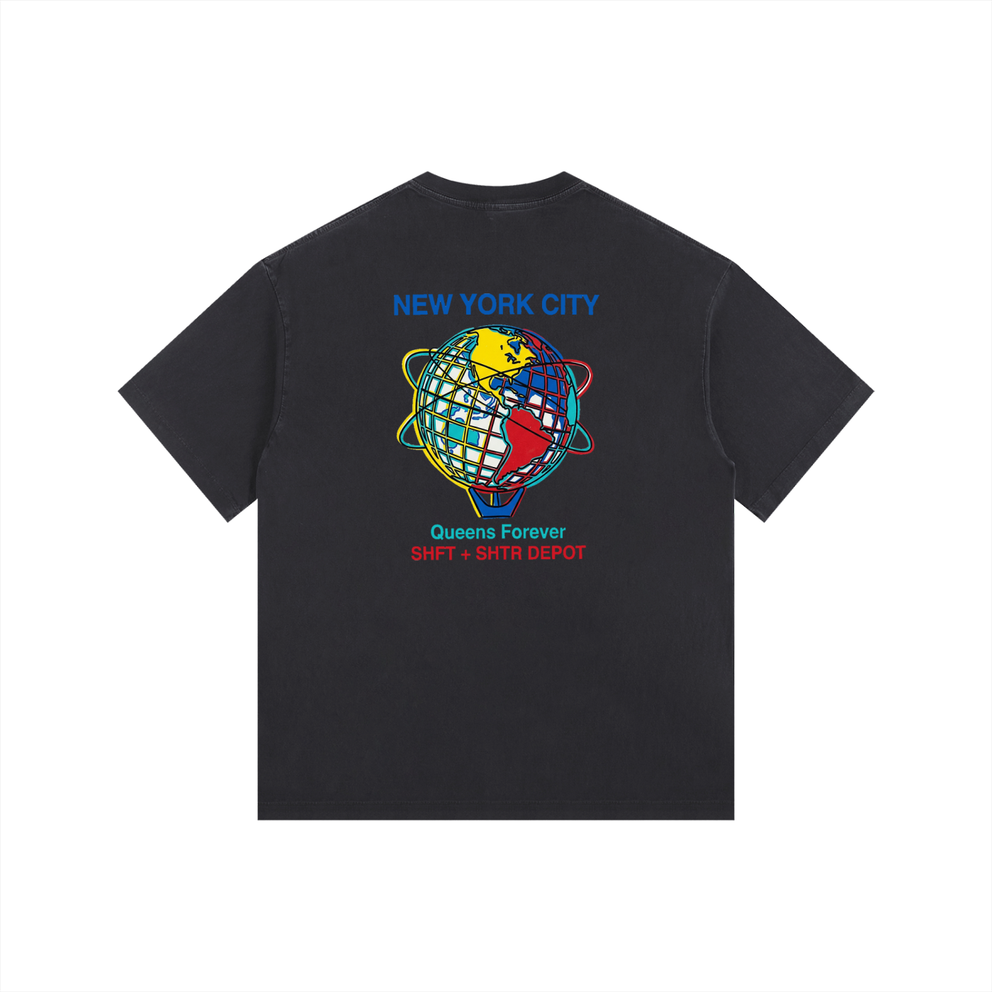 Souvenir Vintage Washed Oversized Cotton T-Shirt