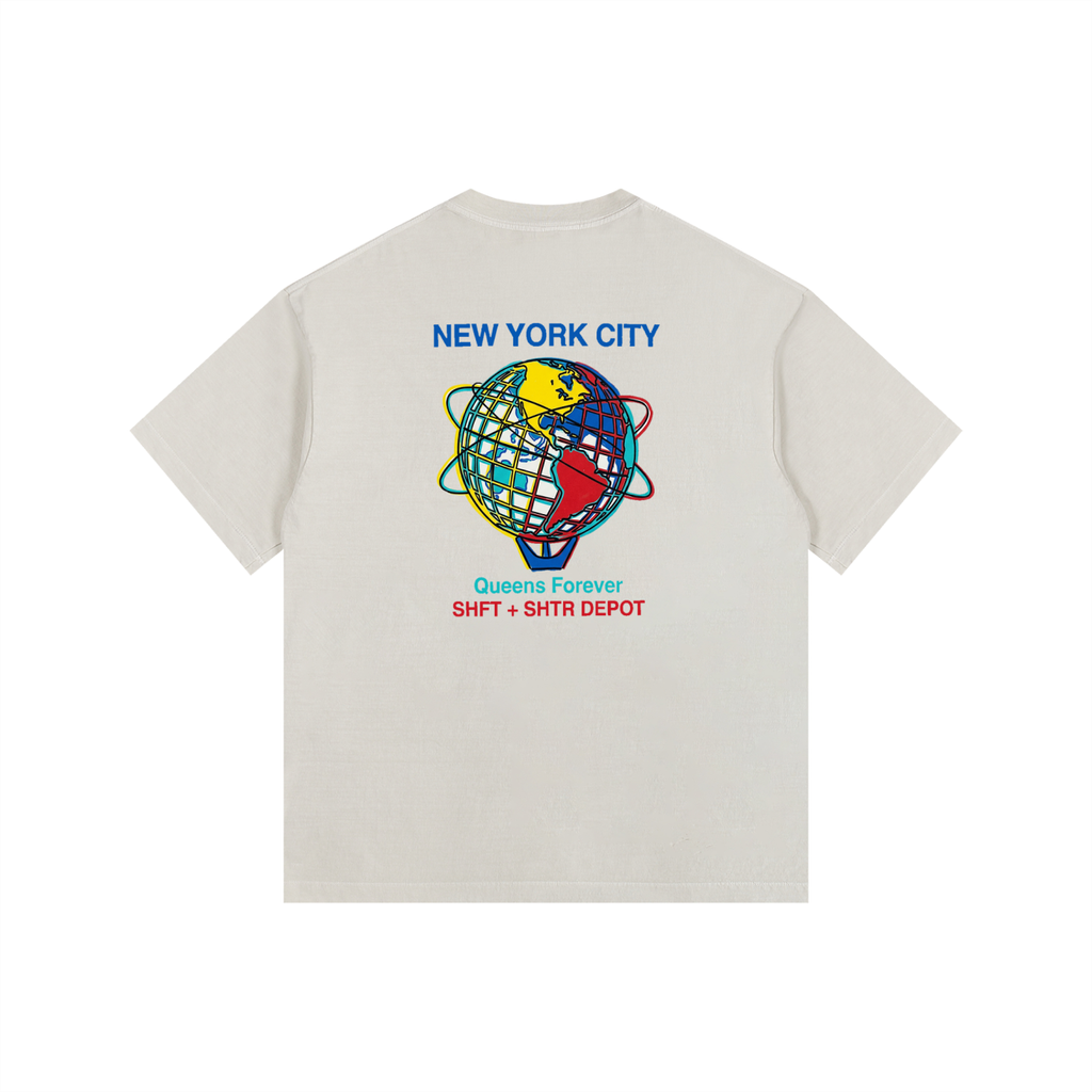 Souvenir Vintage Washed Oversized Cotton T-Shirt