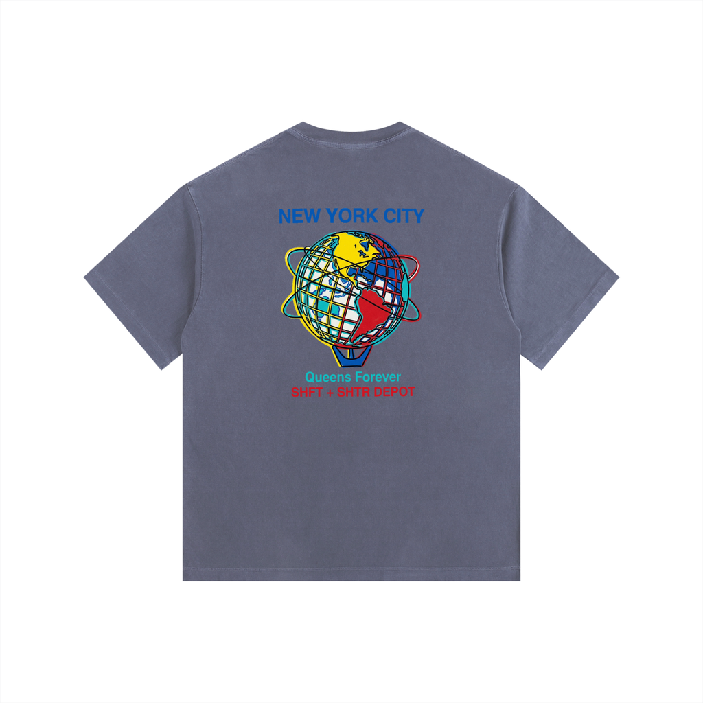 Souvenir Vintage Washed Oversized Cotton T-Shirt