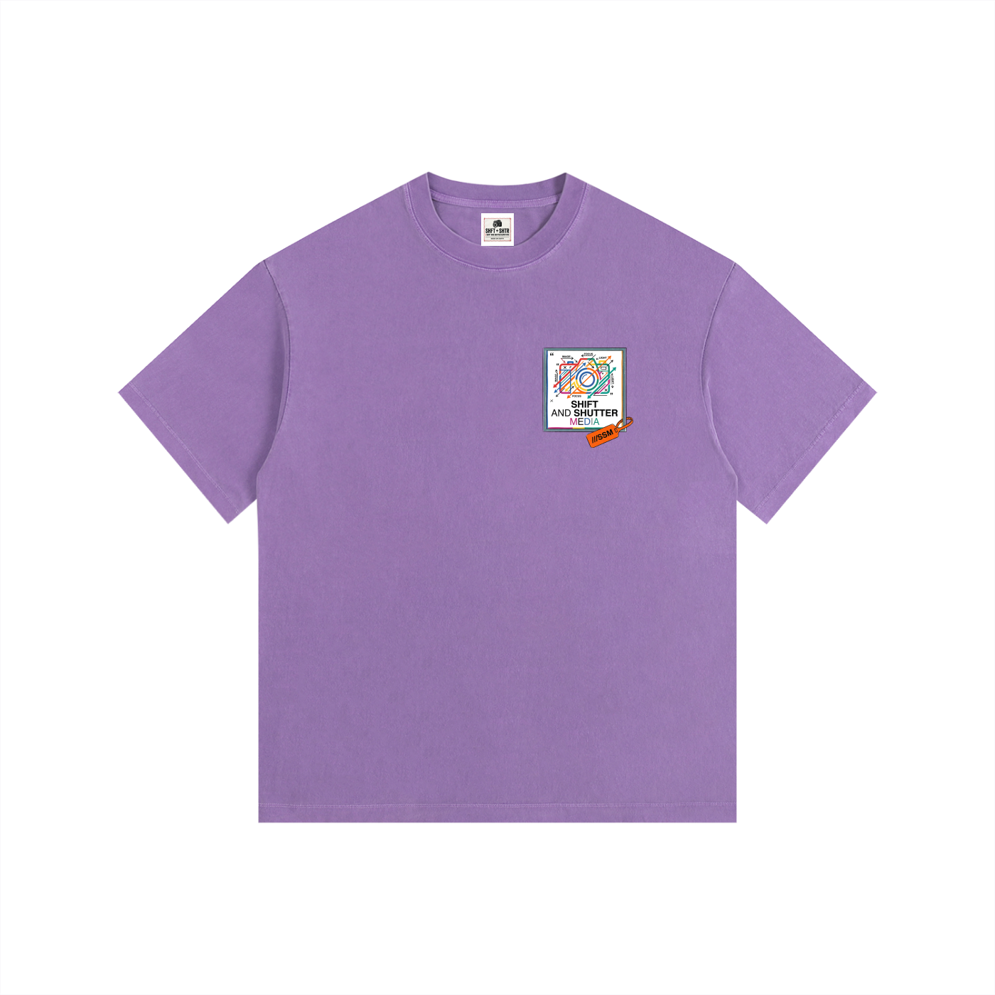 Bokeh Monsters Vintage Washed Oversized T-Shirt