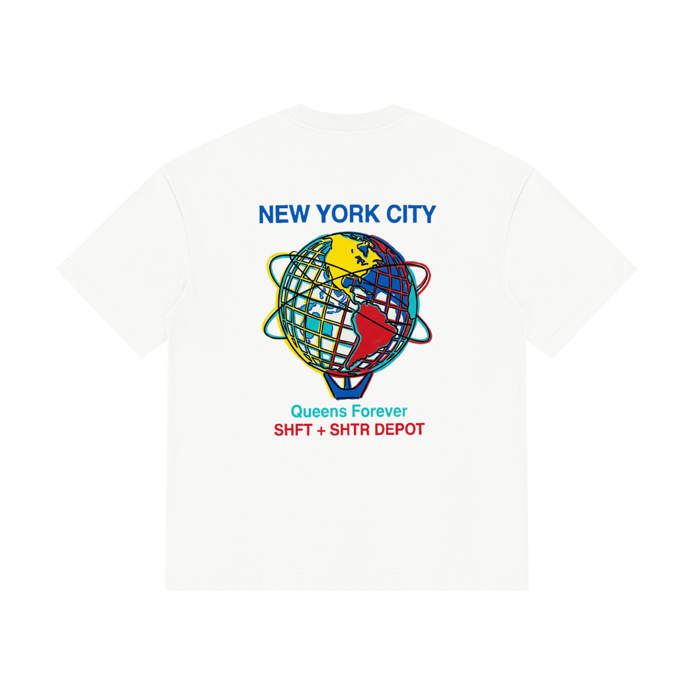 Souvenir Drop Shoulder Cotton T-Shirt