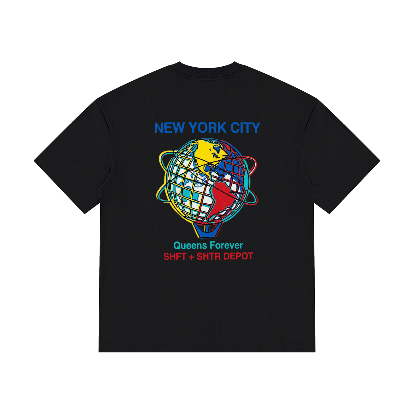 Souvenir Drop Shoulder Cotton T-Shirt