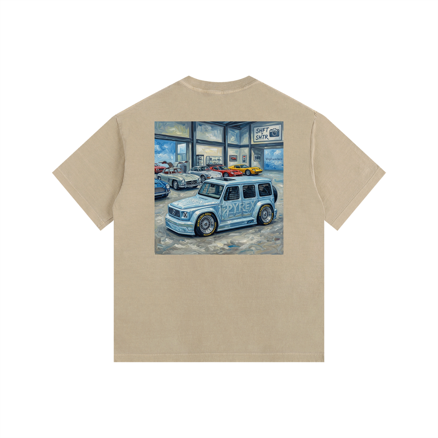 VA Geländewagen GT Vintage Washed Oversized T-Shirt