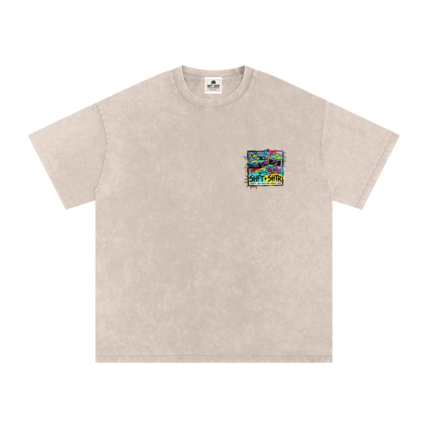 Depot Blues Snow Washed Oversized T-Shirt
