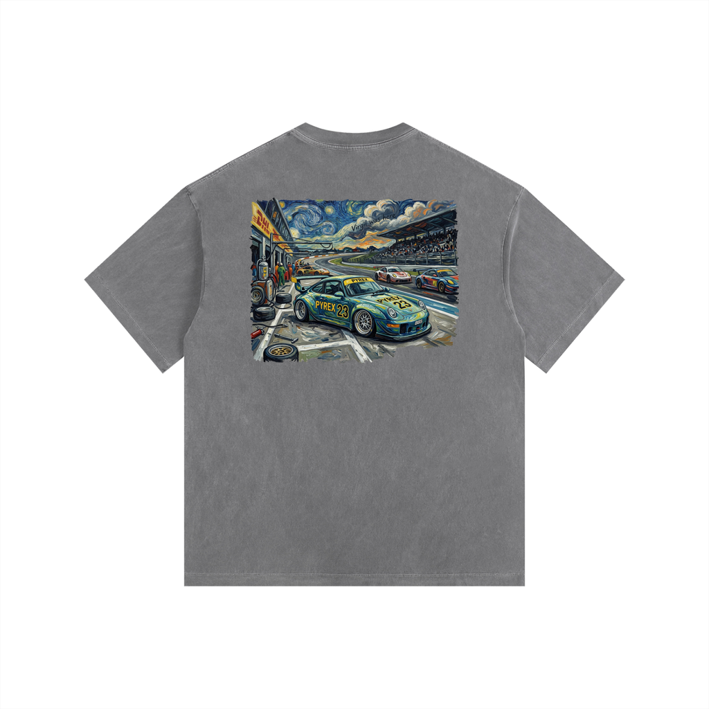 Pyrex Racing Vintage Washed Oversized 993 T-Shirt
