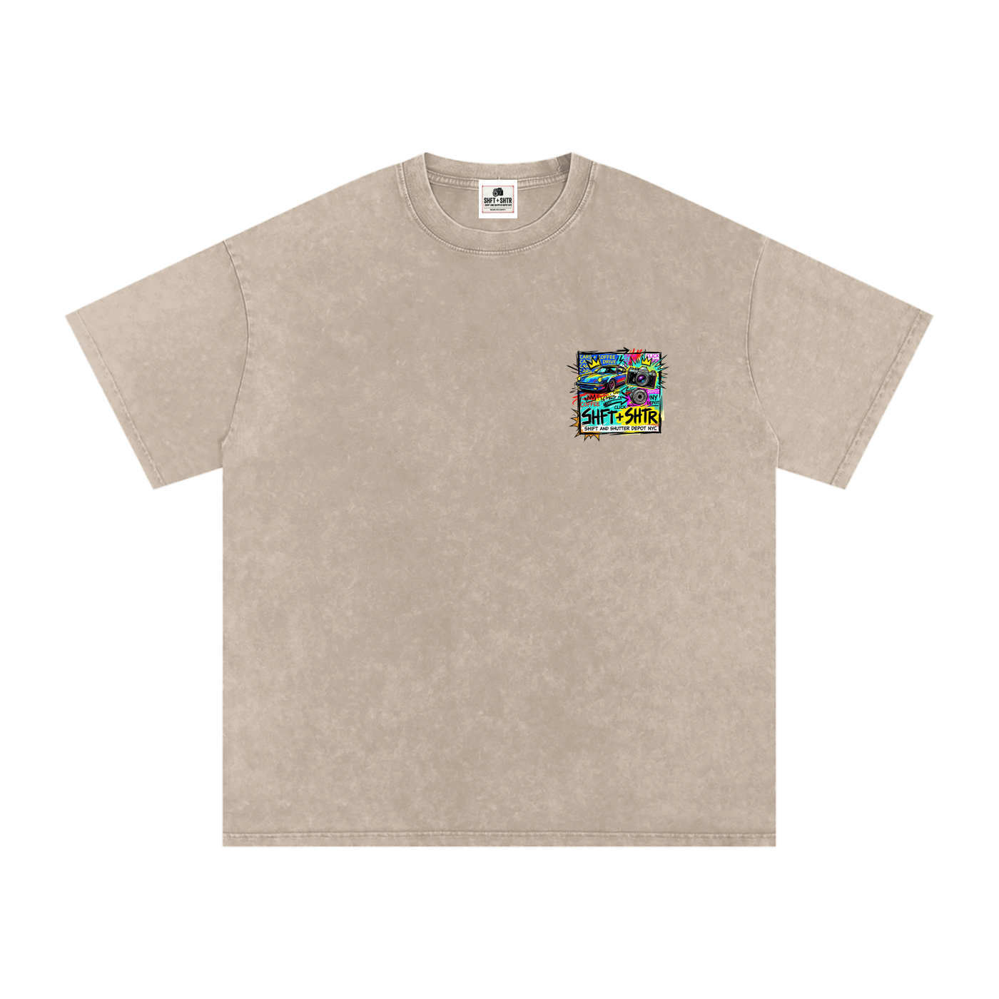 Depot Blues Snow Washed Oversized T-Shirt