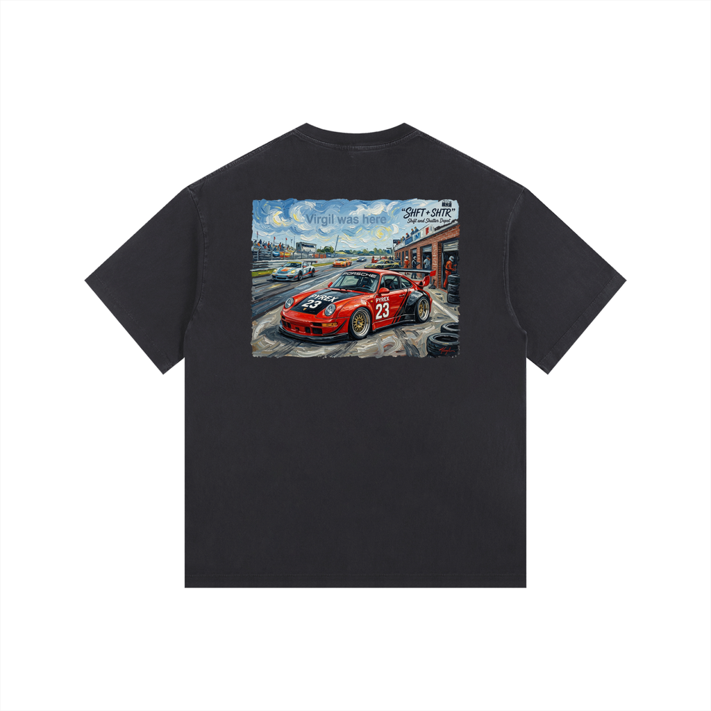 Pyrex Racing Vision Vintage Washed Oversized T-Shirt