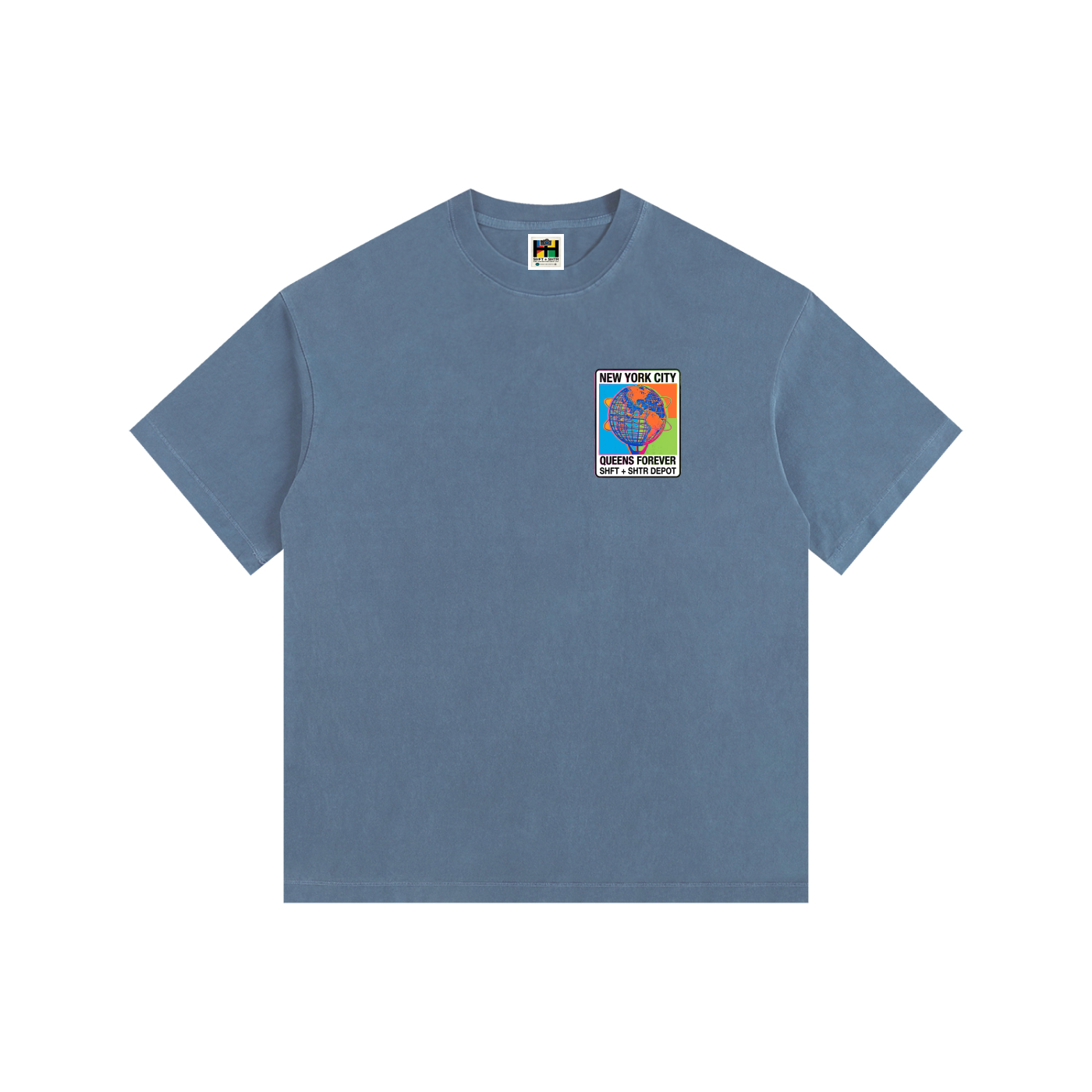 Technicolor Vintage Washed Oversized Cotton T-Shirt