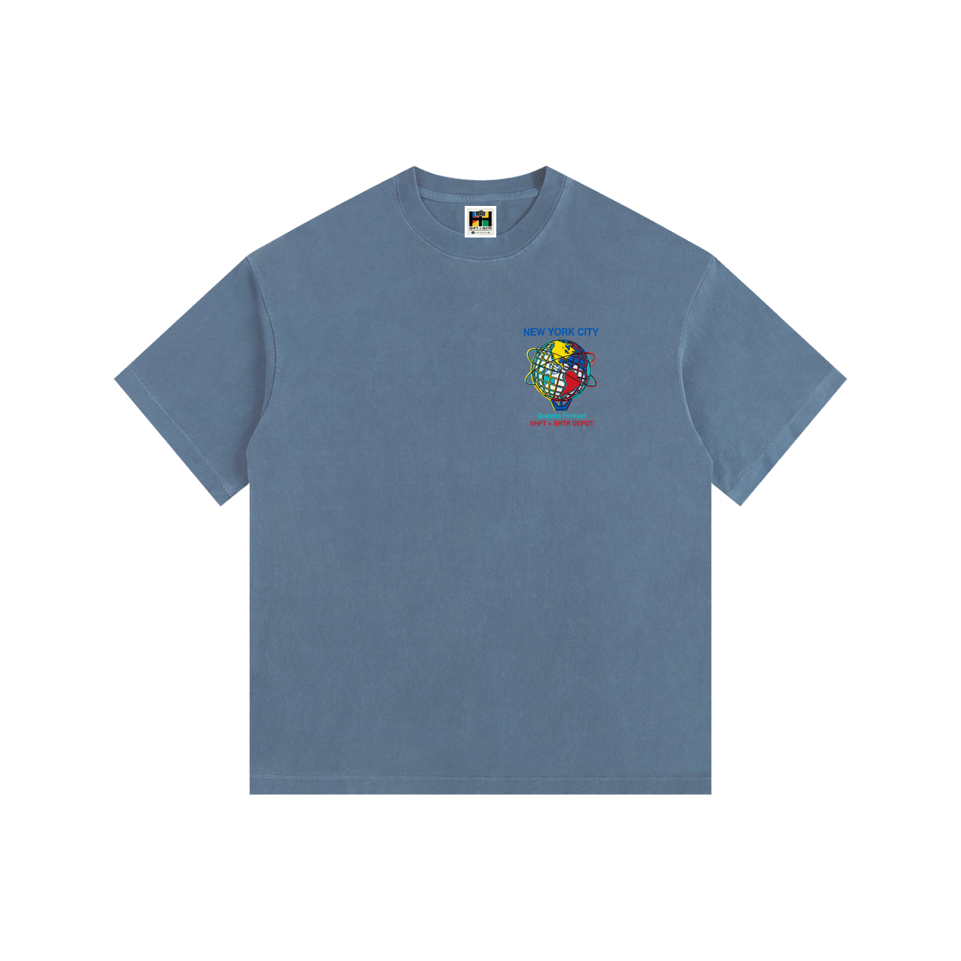 Souvenir Vintage Washed Oversized Cotton T-Shirt