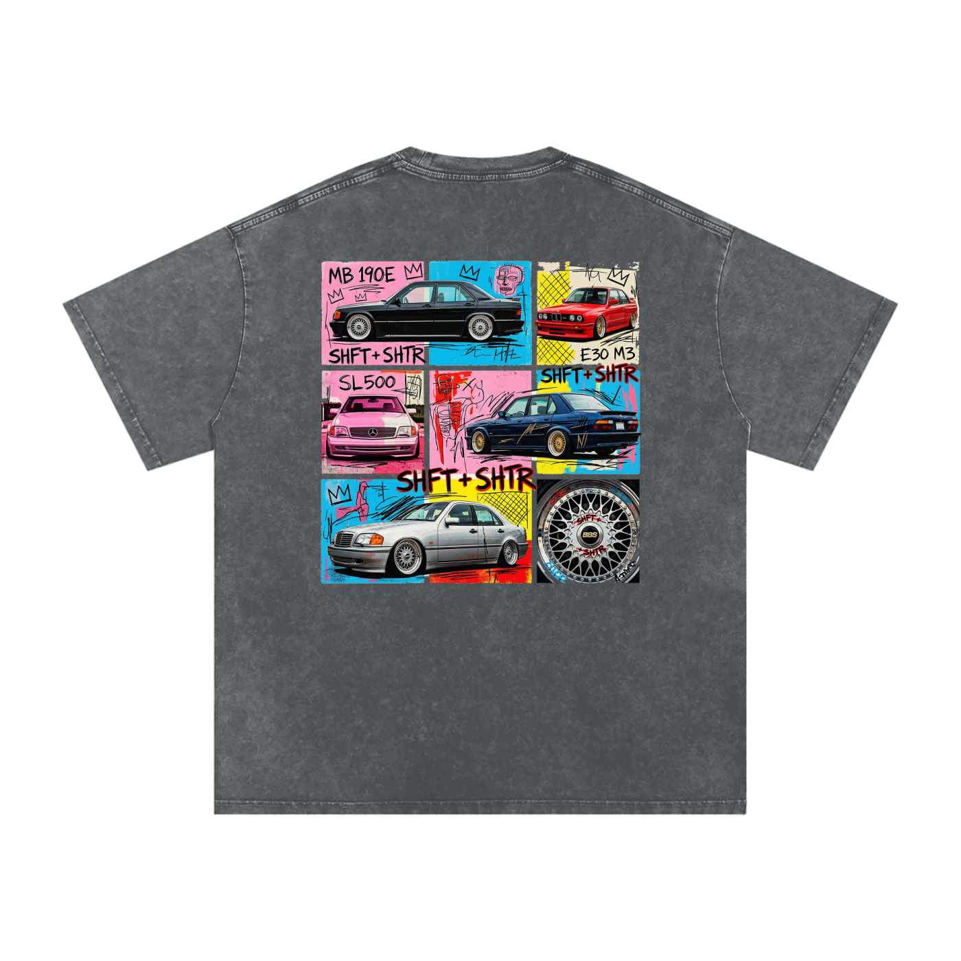 New Jack City Snow Washed Oversized  T-Shirt
