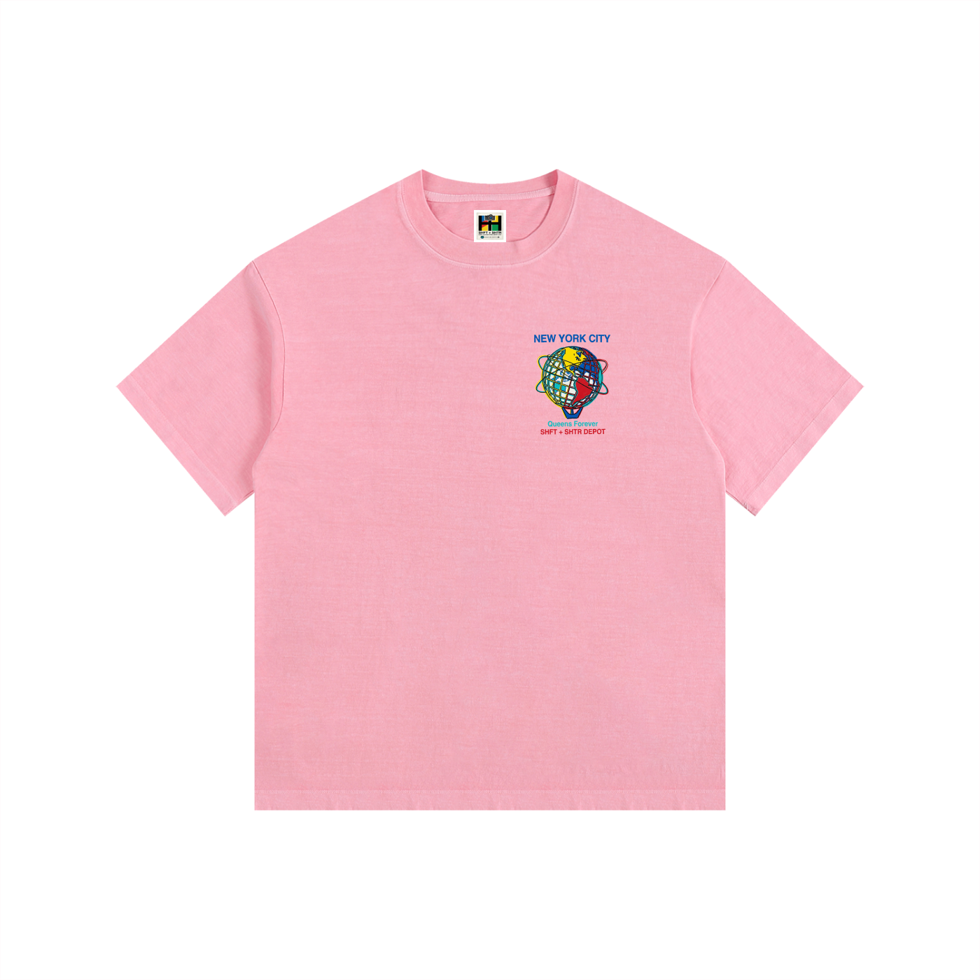 Souvenir Vintage Washed Oversized Cotton T-Shirt